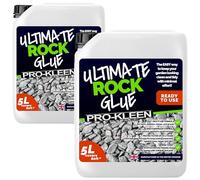 Pro-Kleen Ultimate Rock Glue 2 x 5L (Covers 160 ft2) - Rock Glue Binder Fixing Spray - For Gravel, Stones, Slate & Mulch - Protects for up to 3 Years - Non Toxic, Weather Resistant & Porous Formula
