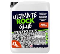 Pro-Kleen Ultimate Rock Glue 5L (Covers 80 ft2) - Rock Glue Binder Fixing Spray - For Gravel, Stones, Slate & Mulch - Protects for up to 3 Years - Non Toxic, Weather Resistant & Porous Formula