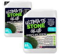 Pro-Kleen Ultimate Stone Glue 10L (Covers 160 Ft2) - Stone Glue Binder For Gravel, Stones, Slate & Mulch