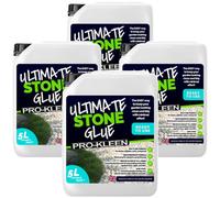 Pro-Kleen Ultimate Stone Glue 20L (Covers 360 Ft2) - Stone Glue Binder For Gravel, Stones, Slate & Mulch