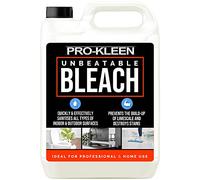 Pro-Kleen Unbeatable Bleach - Kills Germs and Bacteria - Removes Odours, Prevents Limescale & Removes Stains - For Professional & Home Use (5 Litres)