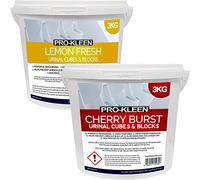 Pro-Kleen Urinal Channel Blocks 3KG - Cherry & Lemon Fragrance - Non PDCB - Slow Dissolving - 30 Day Control
