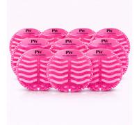 Pro-Kleen Urinal Mats Pack Of 10 Fresh Watermelon Scent Anti-Splash And 30 Day Odour Control Individually Wrapped 165mm