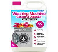 Pro-Kleen Washing Machine Cleaner And Descaler - 50 Treatments - Removes Smells Caused By Mould, Mildew & Damp & Grease 5L