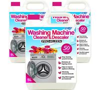 Pro-Kleen Washing Machine Cleaner And Descaler - 50 Treatments - Removes Smells Caused By Mould, Mildew & Damp & Grease 15L