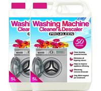 Pro-Kleen Washing Machine Cleaner And Descaler - 50 Treatments - Removes Smells Caused By Mould, Mildew & Damp & Grease 10L