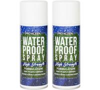 Pro-Kleen Waterproof Spray And Fabric Protector Repels Water And Oil For Shoes Jackets Boots Trainers Coats Clothing 2X 400Ml