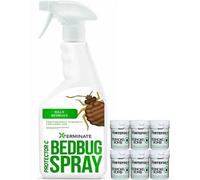 Pro-Kleen Xterminate Larger Bed Bug Killer Spray And Fogger Pack Bed Bug Treatment For The Home 3 Room Treatment