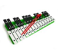 Pro Kussion 27 Key Chromatic Glockenspiel with Beaters & Metal Keys - Green