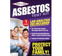 PRO-LAB Asbestos Test Kit - You Collect The Sample (1 pk), We Analyze It. Emailed Results Within 1 Week (5 Business Days) Includes Return Mailer and Expert Consultation. Lab Fee Included