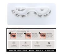 Pro Lash ProWear Professionally Styled Eyelash Clusters - Easiest to Apply Eyelash Clusters - 10 Day Eyelashes - Waterproof Eyelash Clusters - Single Set - Classic No. 01 - Black