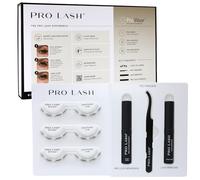 Pro Lash ProWear Starter Lash Clusters Kit - Easiest to Use Eyelashes - 10 Day Cluster Eyelash Extensions - 3 Sets of False Eyelashes Plus Glue, Remover, Tweezers - Classic Shorties No
