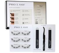 Pro Lash ProWear Starter Lash Clusters Kit - Easiest to Use Eyelashes - 10 Day Cluster Eyelash Extensions - 3 Sets of False Eyelashes Plus Glue, Remover, Tweezers - Volume Luxe XL No