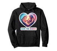 Pro-Life Save The Babies Pro Life Supporter Anti-Abortion Pullover Hoodie