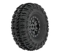 Pro-Line 1/24 Trencher F/R 1.0 Inch Tires Mounted 7 mm Black Impulse (4): SCX24