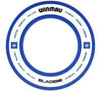 WINMAU Pro Line 2.0 Dart Board Surround Ring - Blue & White - Durable Backboard Wall Protector for Dartboards - Professional Darts Accessories
