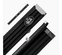 Pro Line 3/4 Jointed 3 Slot Luxury Metal Snooker & Pool Cue Case | Holds 2x Jointed 3/4 Cue and Extensions, Foam Interior for Added Protection, Durable Aluminium Body
