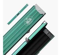 Pro Line 3/4 Jointed 3 Slot Luxury Metal Snooker & Pool Cue Case | Holds 2x Jointed 3/4 Cue and Extensions, Foam Interior for Added Protection, Durable Aluminium Body