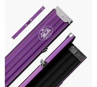 Pro Line 3/4 Jointed 3 Slot Luxury Metal Snooker & Pool Cue Case | Holds 2x Jointed 3/4 Cue and Extensions, Foam Interior for Added Protection, Durable Aluminium Body
