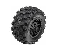 Pro-Line Badlands 1/16 Front Rear Tyres 12mm Black Split Six G-PRO1030110
