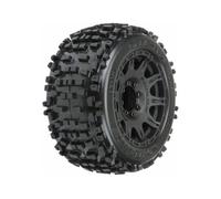 Pro-Line Badlands 1/8 3.8 inch MT Tyre Mounted 17mm Black Raid G-PRO1178-10