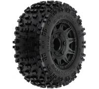 Pro-Line Badlands 2.8 All Terrain Tyres on Raid 6X30 Black Wheels (2) PL1173-10