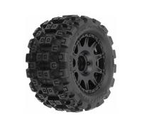 Pro-Line Badlands MX 1/18 RC Monster Truck Tires MTD Black G-PRO1024110