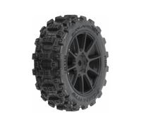 Pro-Line Badlands MX 1/8 RC Buggy Tires MTD Black Wheels G-PRO1024610
