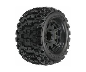 Pro-Line Badlands MX38 1/8 3.8in RC Tyres Mounted 17mm Black GPRO10127-10