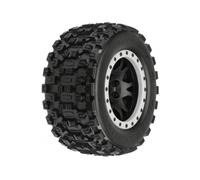Pro-Line Badlands MX43 1/5 RC Tyre Wheel Set 24mm Black Grey G-PRO10131-13