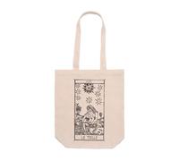 PRO' line DSHIRT14 Tote Bag with Bellows - Tarot De Marseille XVII L'Étoile - La Stella - Durable Shopper Bag - Long Handles 70 cm