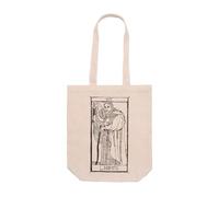 PRO' line DSHIRT14 Tote Bag with Bellows VIIII Hermite Hermite Tarot of Marseille Symbol Symbol of Introspection, Wisdom and Spirituality Tarot de Marseille Bags