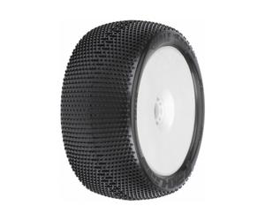 Pro-Line Hole Shot S3 1/8 RC Truggy Tyres 4.0 inch Mounted White G-PRO9033-233