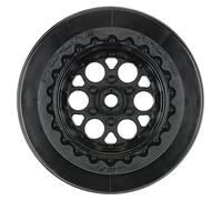 Pro-line Racing 1/10 Showtime+ F/R 2.2/3.0 Wide Drag Black Wheels, PRO279403