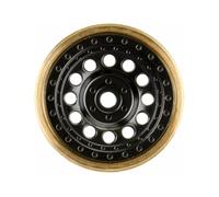 Pro-Line Rock Shooter 1/24 Brass 1.0 Inch 7mm Crawler Wheels Black G-PRO2812-00