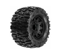 Pro-Line Trencher 1/10 2.8 inch Monster Truck Tyres Mounted 12mm Black Raid G-PRO1170-10