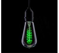 Pro-Lite 4w Decorative LED Green Filament Rustika Light Bulb ES E27 screw cap