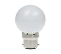 Pro-Lite Golf/1.5W/BC/3000K 1.5w LED Golf Ball Bulb Bayonet BC B22 Warm White Decorative Festoon