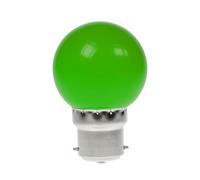 Pro-Lite Golf/1.5W/BC/Green 240v 1.5w LED Golf Ball Bulb Bayonet BC B22 Green Decorative Festoon