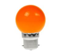Pro-Lite Golf/1.5W/BC/Orange 240v 1.5w LED Golf Ball Bulb Bayonet BC B22 Orange Decorative Festoon