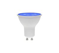 Pro-Lite GU10/LED/7W/BLUE/DIM 7w GU10 LED Light Bulb Blue Coloured Twist Lock Dimmable