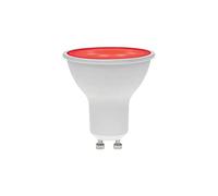 Pro-Lite GU10/LED/7W/RED/DIM 7w GU10 LED Light Bulb Red Coloured Twist Lock Dimmable