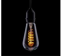 Pro-Lite ST64/FILDIM/4W/ES/YELLOW 4w LED Spiral ST64, dimmable, Yellow, E27