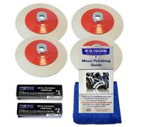 Pro-Max Professional Quality Tools Angle Grinder Metal Polishing Kit For Aluminium Alloy Brass 7Pc - Pro-Max