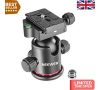 Pro Metal Tripod Ball Head 360 Degree Rotating Panoramic with 1/4 inch Quick