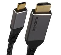Pro Metal USB-C to HDMI Lead 4K 60Hz UHD Cable Adapter Braided 2m