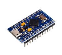 Pro Micro 32U4 5V 16MHz Bootloadered, USB Development Board Module Micro Development Board Microcontroller, Micro USB Development Board Module Microcontroller for Arduino
