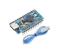 Pro Micro with 32u4 Chip Module Binghe Pro Micro with Cable Pro Mini 5V/16MHz Microcontroller Development Board Self-USB Updater Type-C Interface Brazed Version Compatible with Arduino