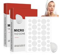 Pro Microdarts Tag'gone Patch, Skin Tag Removal, Professional Microdarts Nano Patch, Face & Body Acne Pimple Patches, Invisible Blemish Cover, Suitable for All Skin Types (2 Box)