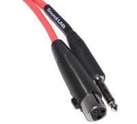 PRO Microphone Cable XLR Female to Mono Jack 6m Pink [6 metres]